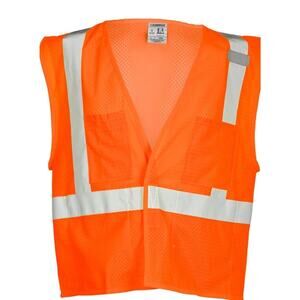 Kishigo High Visibility Workwear Class 2 Hi-Vis Safety Vest, Size Large